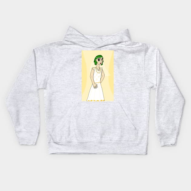 Alex Dress Kids Hoodie by ceolsonart